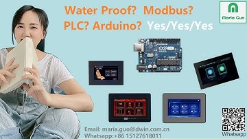 Smart LCD display with Water proof? Modbus?PLC?Arduino?