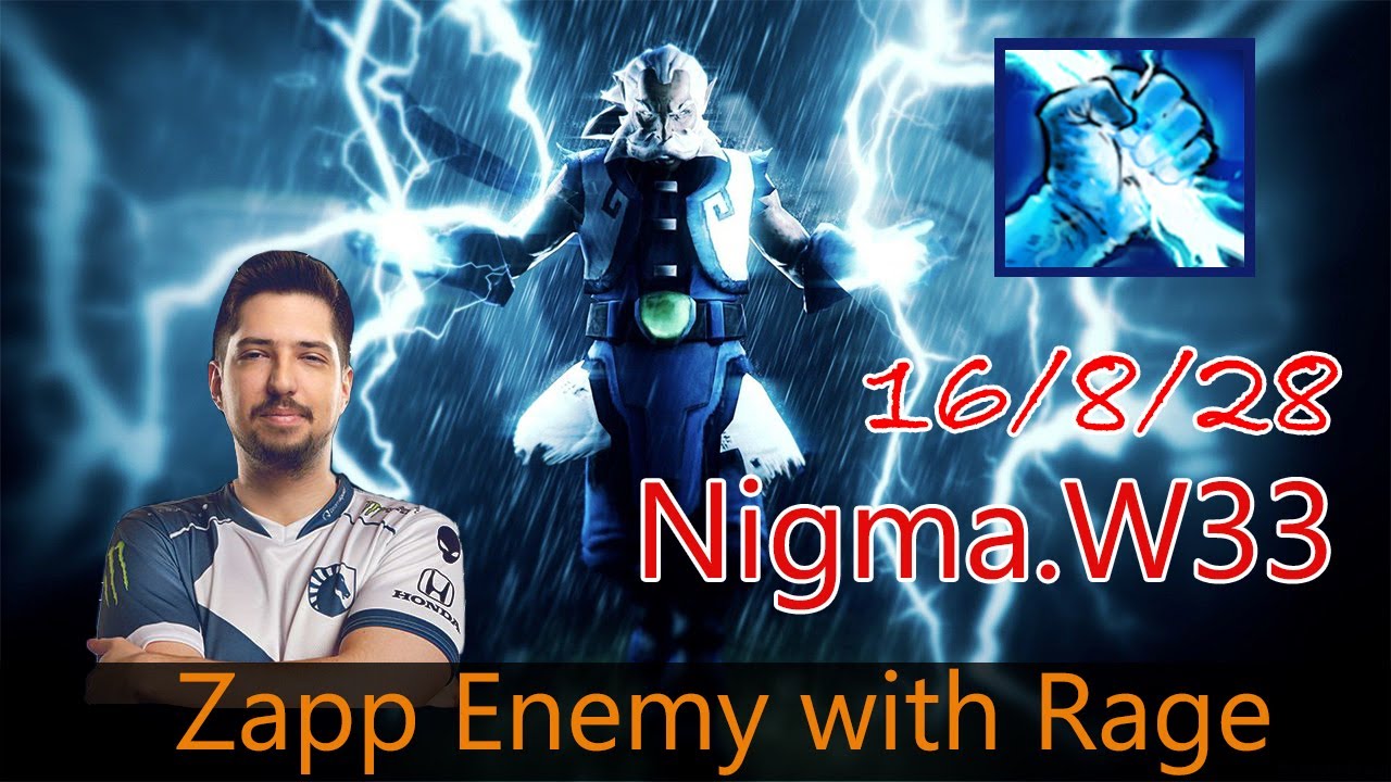 NIGMA Vs Mudgolems | W33 [Zues] Player Perspective - Zapp Enemy with RAGE !! | Dota2 - 7.27