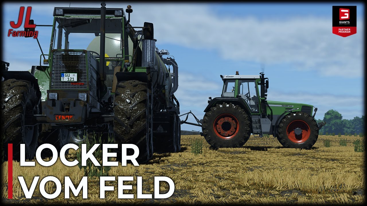 LS25 FENDT LEGENDEN in Lunow vereint | GÜLLEARBEITEN I Locker vom Feld ...