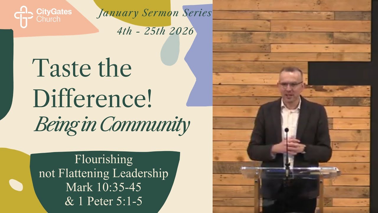 Flourishing not Flattening Leadership - Mark 