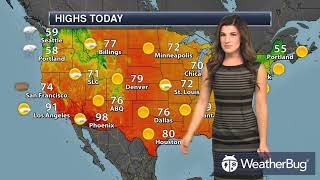WeatherBug's National Weather Outlook   Oct 17, 2017