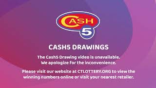 Cash 5 Drawing For 07/31/2026