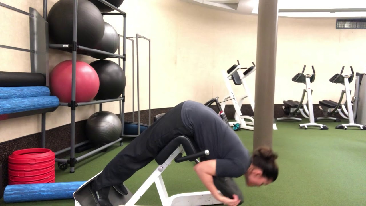 Week 2: 45 degree back raise #15, set 1 