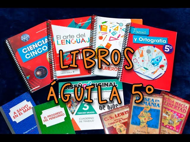 El material que usamos en Quinto Grado / Libros Águila - YouTube