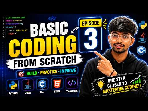 Episode-3| ava User Input Using Scanner | Basic Coding From Scratch