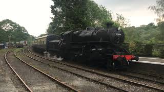 HIGHLEY EXPLORER SVR 2021
BR built Ivatt 4MT 2-6-0 43106 is seen in action on the EXPLORER service at Highley on the Severn Valley Railway in June 2021. HIGHLEY EXPLORER SVR 2021