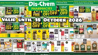 DIS-CHEM HEALTHY LIVING || VALID UNTIL 18 OCTOBER 2026