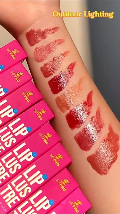All shades swatch of Lip Lustre 💗 #ltpromakeup
