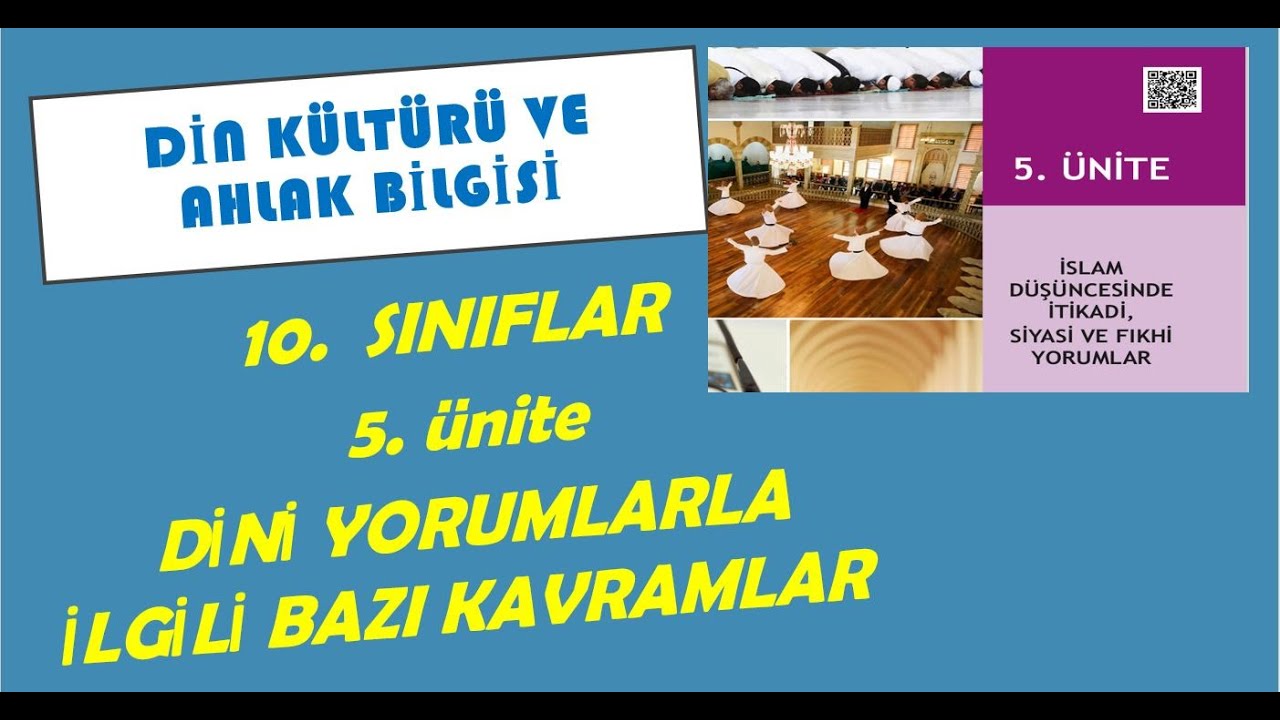 DİNİ YORUMLARLA İLGİLİ BAZI KAVRAMLAR - YouTube