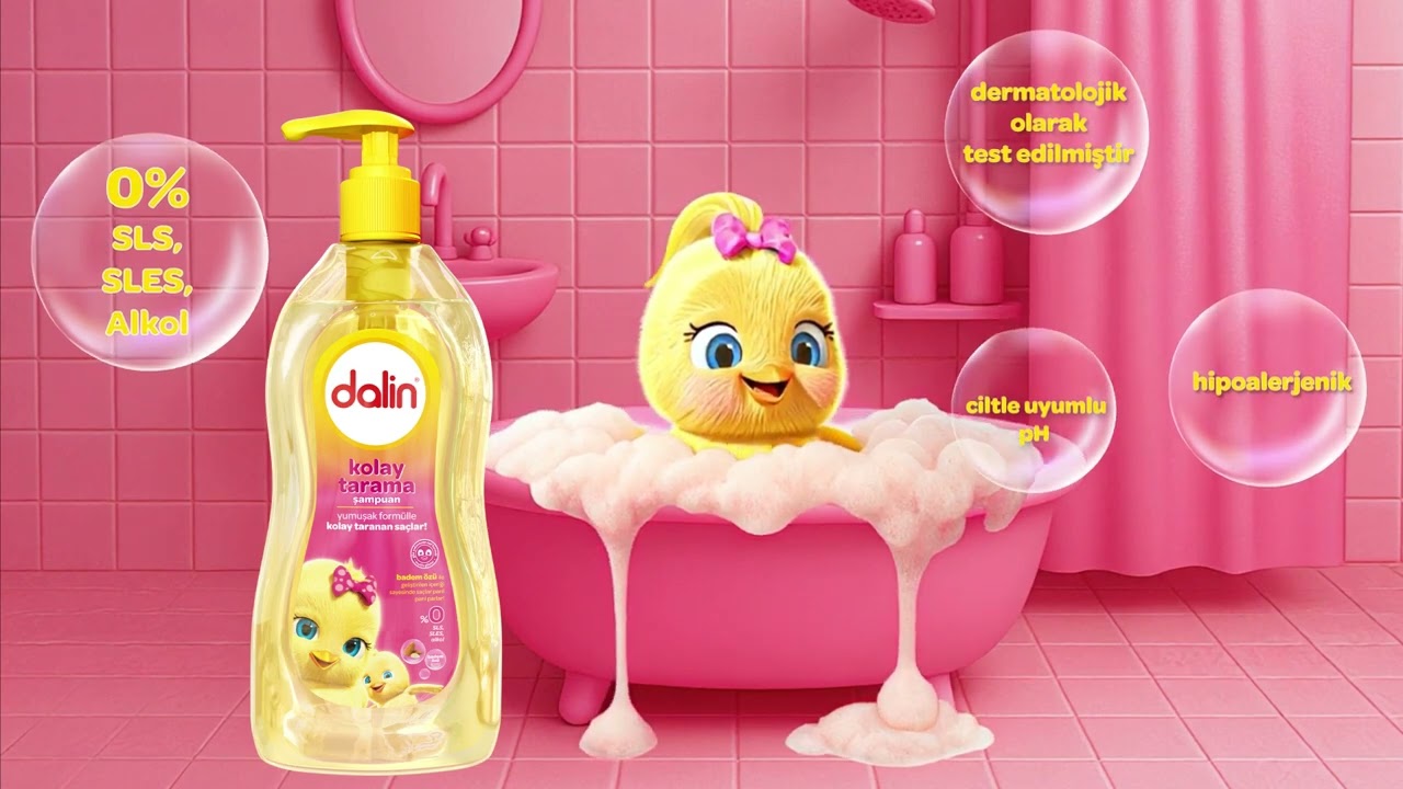 Dalin'le kolay taranan saçlar!