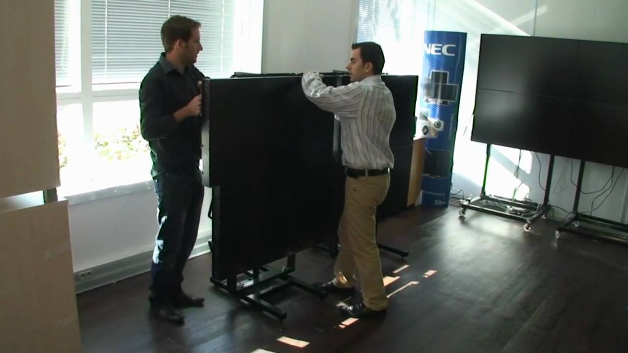 Demo mounting solution EASYFRAME for NEC LCD X461UN