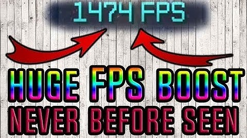 ✔️ MINECRAFT HUGE FPS BOOST [ NEVER SEEN METHODS] ✔️