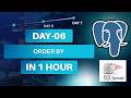 #6 How to Use the Order by  in PostgreSQL (with Examples)