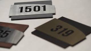 Door Signs - Wave Design