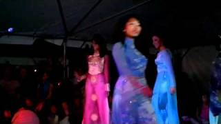 Vietnamese Contestants Of Miss Eden Center Pageant 2010 Walk Around The The Stage - 092510