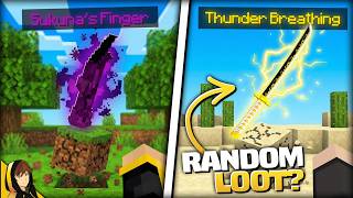 Jujutsu Kaisen VS Demon Slayer, But EVERY Drop Is RANDOM!? | Minecraft