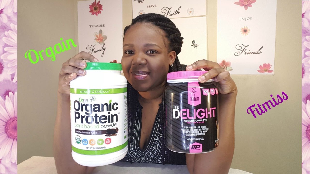 Orgain Organic Protein Vs Fitmiss Delight YouTube