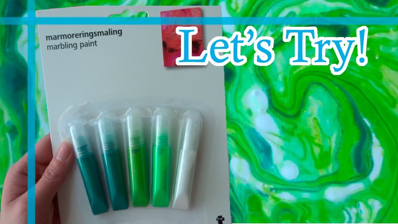 Let's Try! Flying Tiger Marbling set