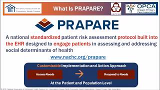 Getting Started with PRAPARE: Tips and Tricks for Beginning and Sustaining SDOH Data Collection