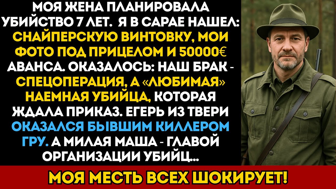 Бывший СНАЙПЕР ГРУ раскрыл заговор жены! Она была НАЁМНОЙ УБИЙЦЕЙ все годы брака...