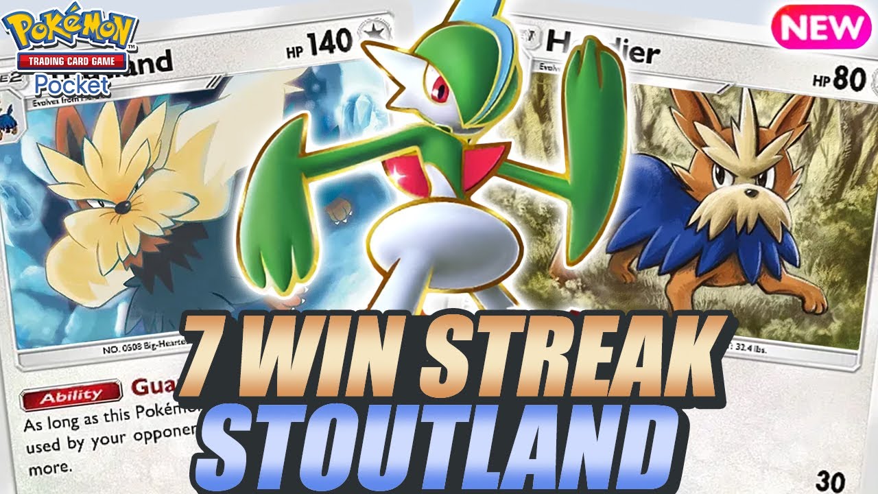 7 - 0 ! BEST STOUTLAND Deck to Crush RANKED MODE ! - Pokemon TCG Pocket