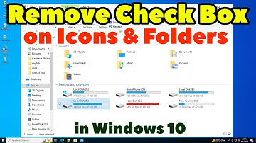 How to Disable or Remove Checkbox from Desktop Icons and Folders in Windows 10 PC or Laptop