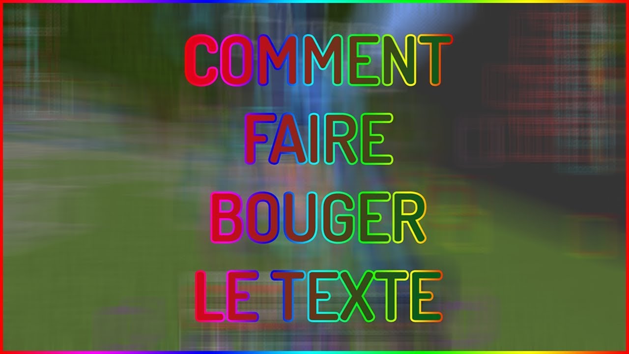 tuto comment faire bouger les lettres sur Sony Vegas Pro 14 YouTube