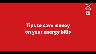 Tips to save money on your energy bills (Kenny)