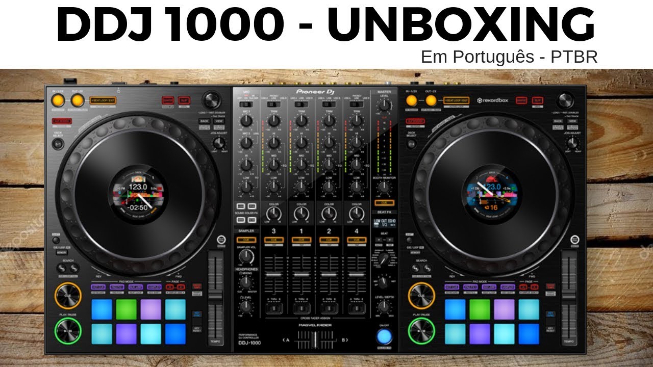 DDJ 1000 Pioneer DJ - Unboxing em Português PTBR - YouTube