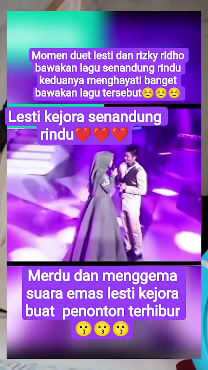 duet lesti dan rizky ridho#shorts #lestikejora #rizkyridho