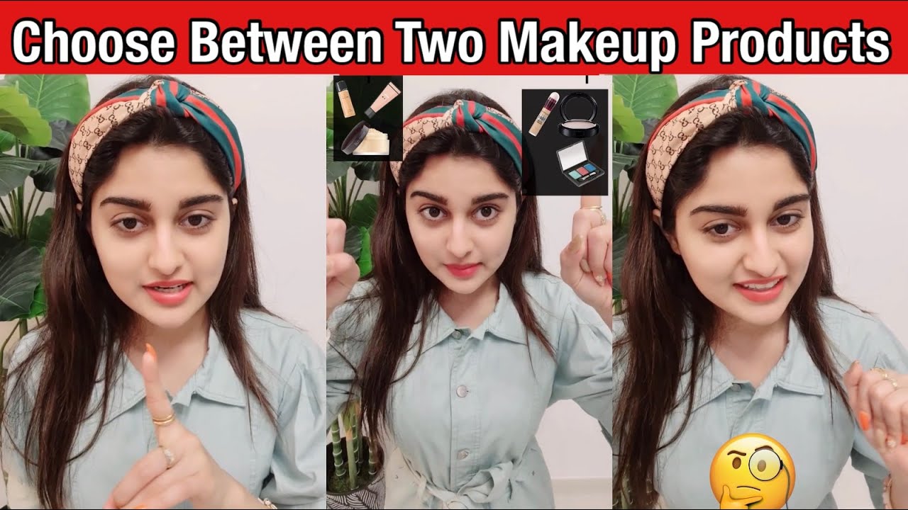 If I had to choose between two makeup options CHALLENGE ?? #shorts #youtubeshorts