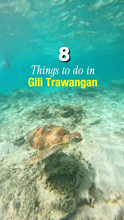 Things to do at Gili Trawangan, Lombok, Indonesia #indonesia #gilitrawangan #giliislands #travel