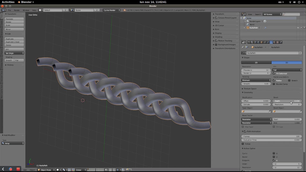 [Blender Tutorial] - Modelado Braid Trenza - YouTube