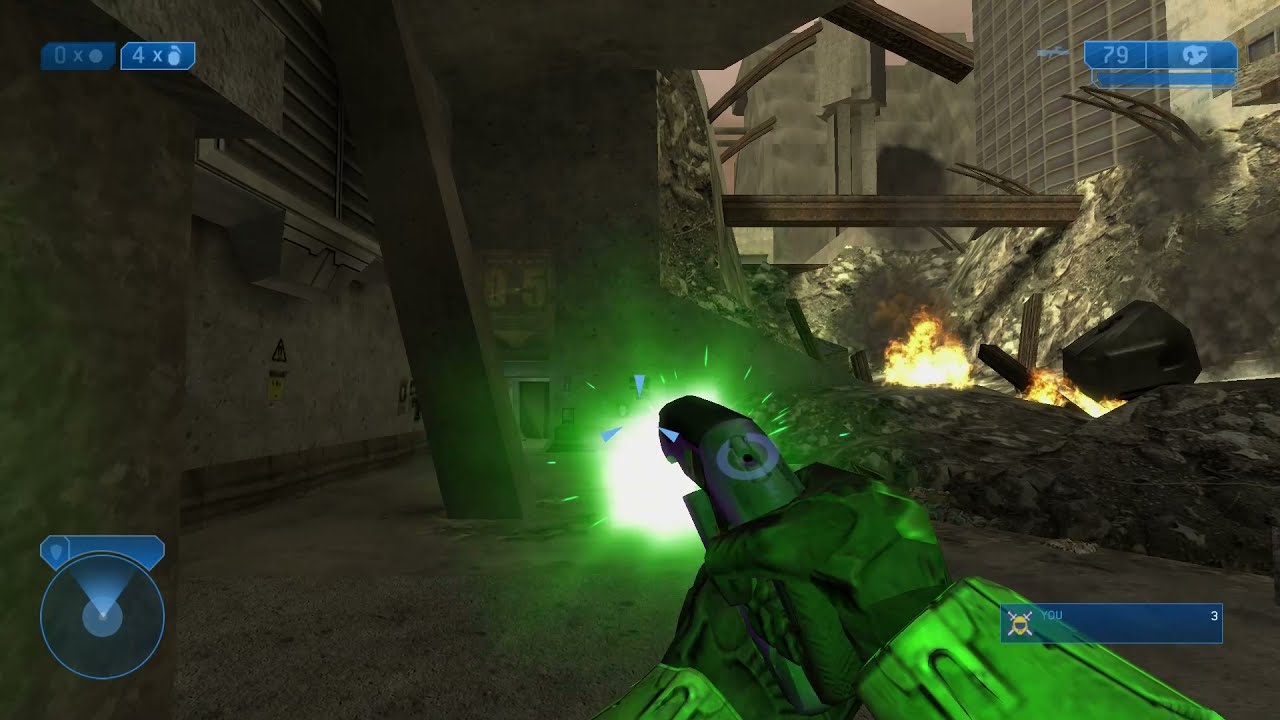 Evolution of Halo plasma pistol charge