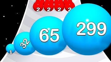 ROLLING ORB CRASH: Level Up Balls - Number Games (Max Level)