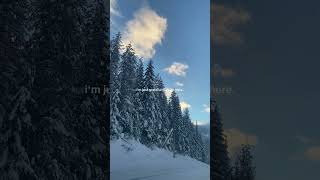 Canadian winter⛰️#explorebc #vancouver #kootenays #canada #vanlife #nature #shorts