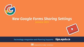 Google Forms Sharing settings