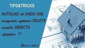 THE POWER OF OOPS | AUTOCAD OOPS COMMAND | AUTOCAD MALAYALAM TUTORIAL