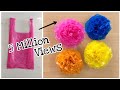 Flowers Making With Plastic Carry Bags | DIY | Carry Bags Re Use Ideas | Best Out Of Waste