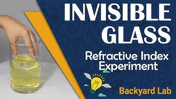 Invisible Glass | Refractive Index Explained | Backyard Lab | Lumini-Science