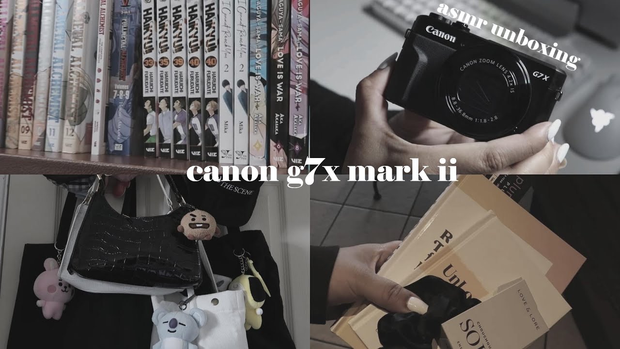 aesthetic unboxing & vlog on the canon g7x mark ii