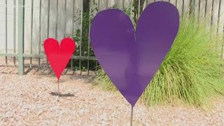 Valley artist spreads hope with #HeartGardenMovement