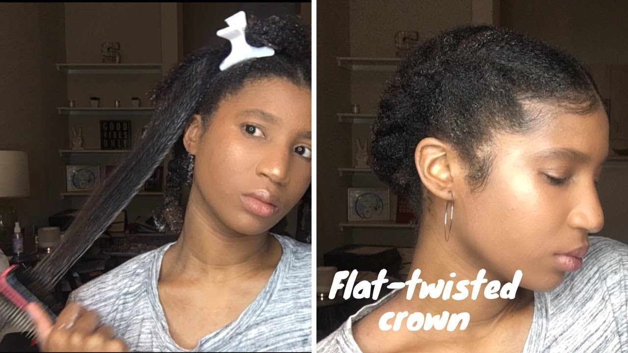 Flat-twisted Crown on Natural Hair | Rhegan Kamille