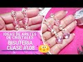 COMO HACER ARETES FACILES CORAZON DE CRISTAL 💖💖💖 ~ Bisutería Clase 108