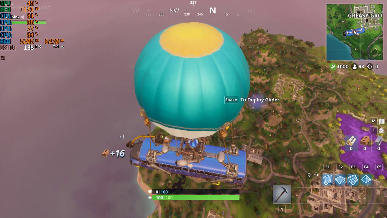 Fortnite A8 7600 GT 1030 Gameplay YouTube