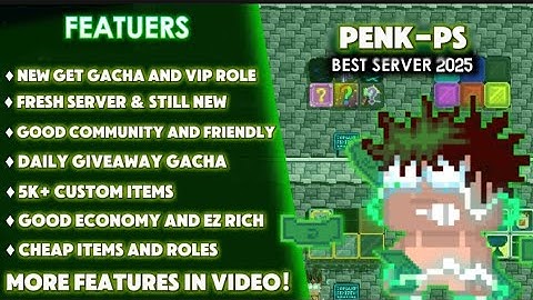 BEST GROWTOPIA PRIVATE SERVER IN 2025! 8-11 DAILY ONLINE & FREE VIP ROLE! [PENK-PS]