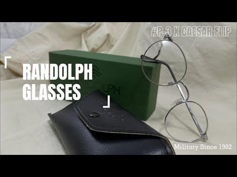 RANDOLPH P 3 X CAESAR FLIP 眼鏡介紹
