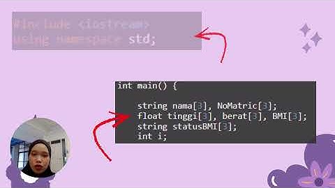 PRESENTATION IMD238 - ARRAY