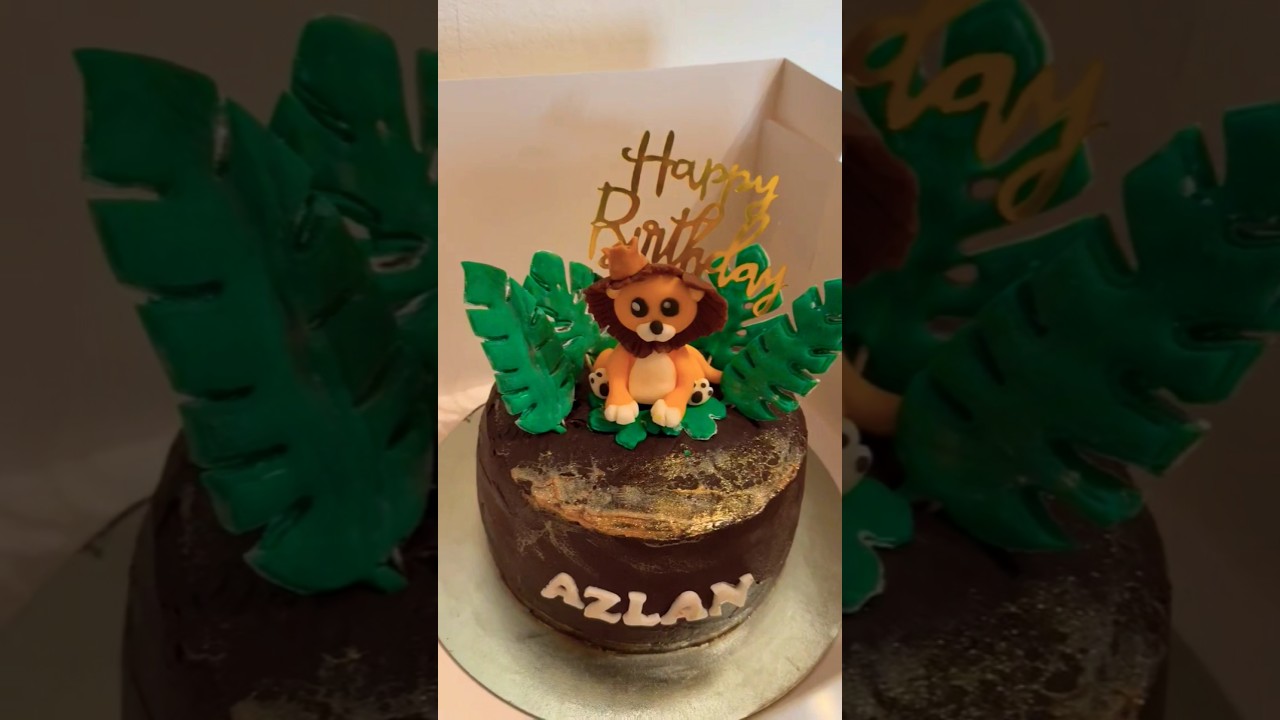 Majestic Lion Theme Cake 🦁 | Löwen-Torte für besondere Anlässe 🎂 