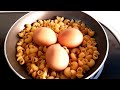 Comida en POCOS MINUTOS,Rápida y BARATA egg and pasta recipe en ESPAÑOL pasta y huevos